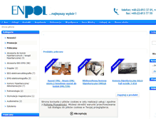 Tablet Screenshot of enpol-sklep.pl